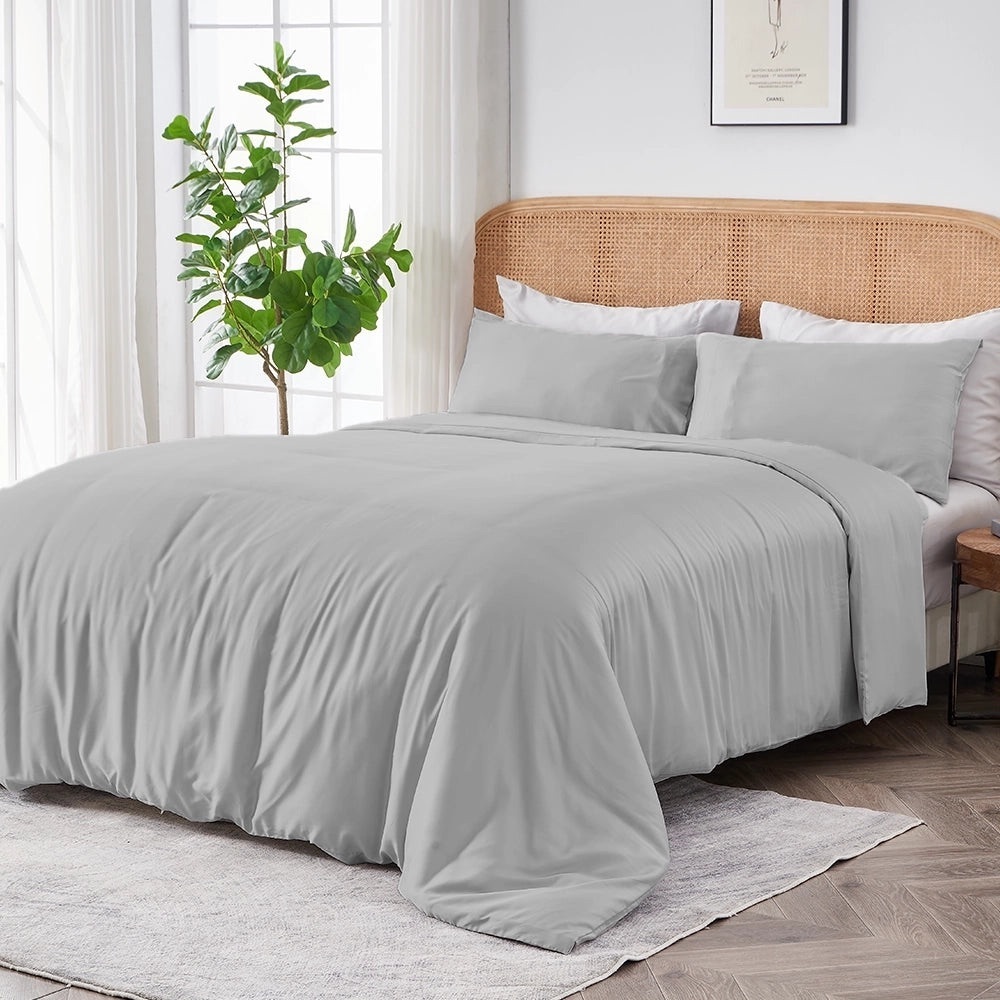 New twin/xl twin Sijo AiryWeight Eucalyptus Duvet Cover Dove